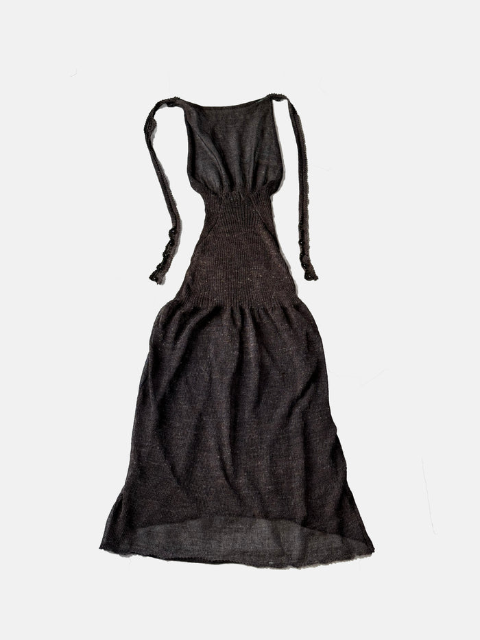 Khade Studio Brown Ahanna Dress, flat back side